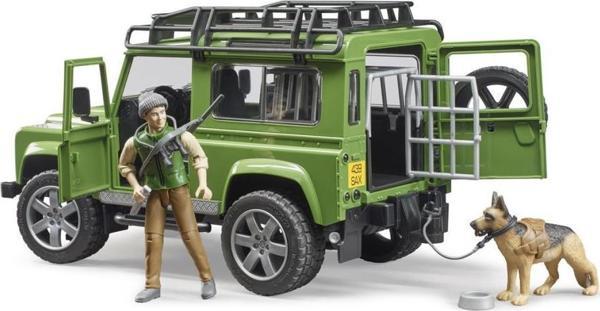 Bruder Land Rover Arazi Aracı -Orman Bekçisi & Köpek - Image 1