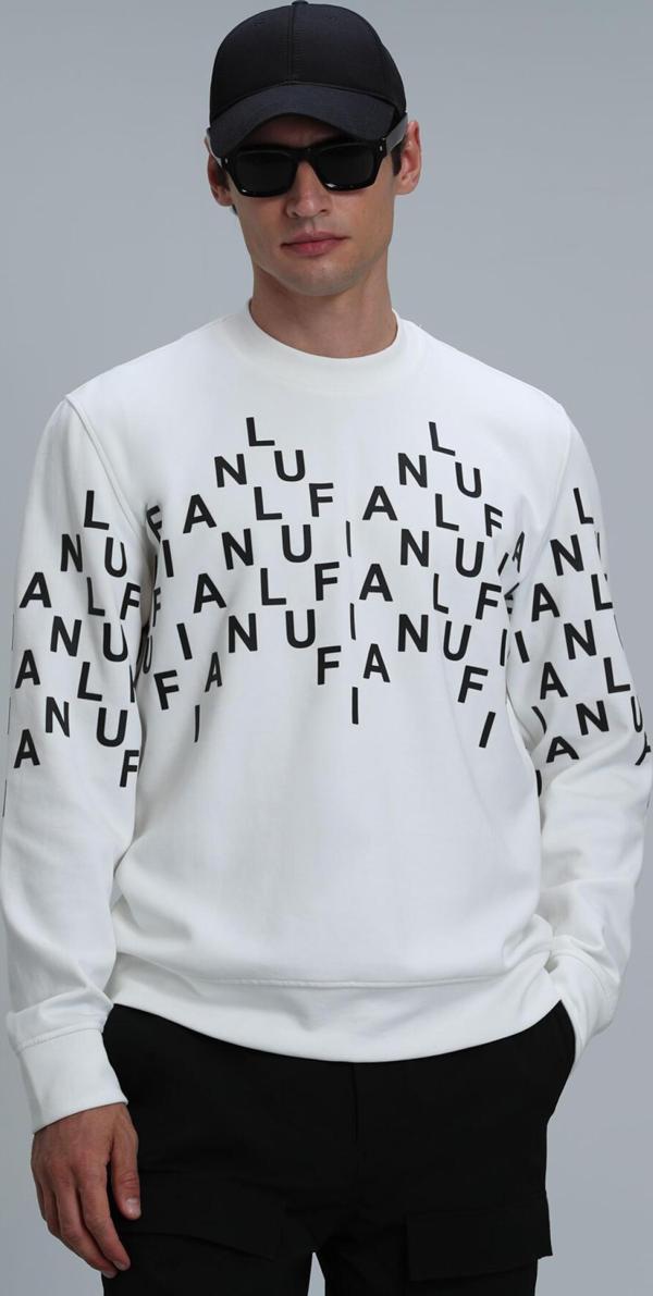 Lufian 112030159 Rose Erkek Sweat Shırt - Image 1