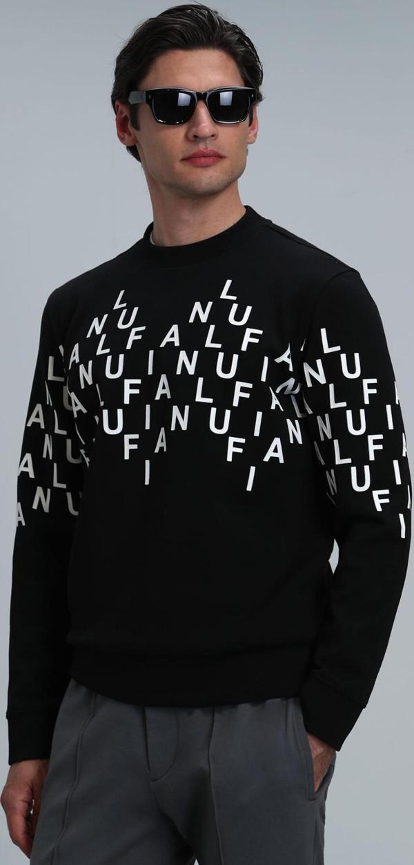 Lufian 112030159 Rose Erkek Sweat Shırt - Image 1