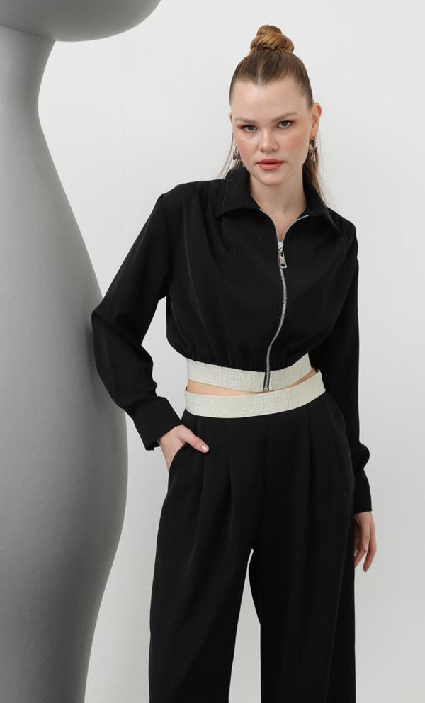 Soul 32145 Pileli Lastik Detaylı Ceket - Image 1