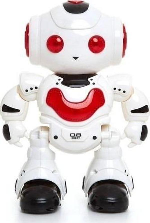 Farbu Oyuncak Uzaktan Kumandalı Işıklı Müzikli Dans Eden Akıllı Robot Kırmızı A7367-J608-2 - Image 1