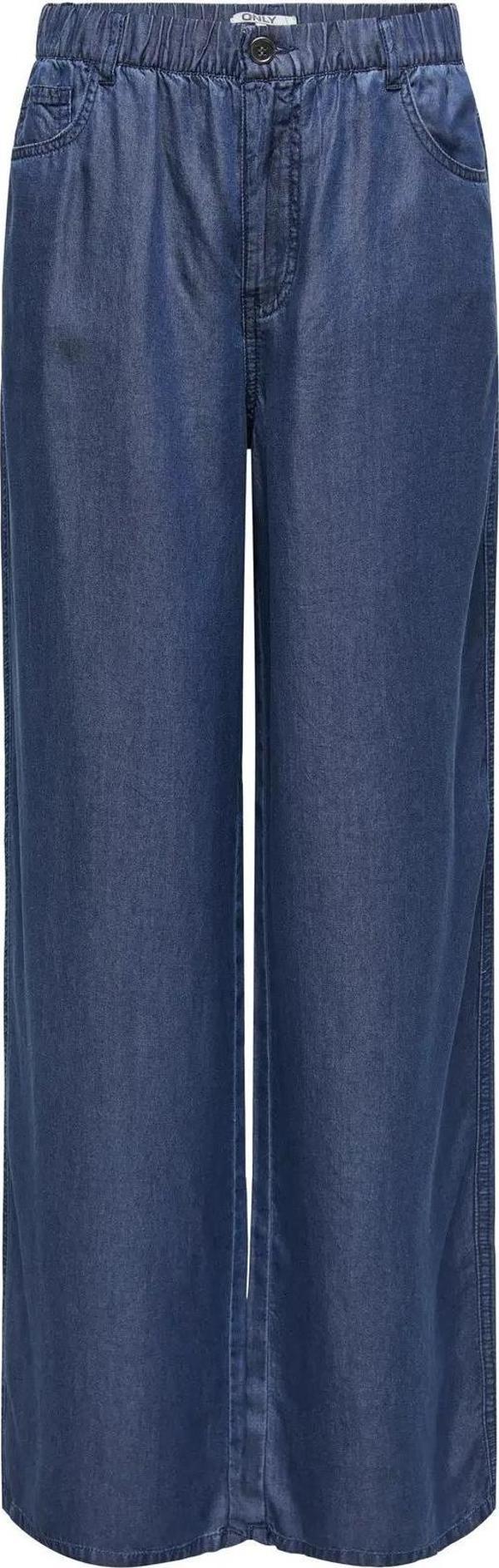 Only Kadın Onlcharıs Beli Lastikli Ön ve Arka Cep Detaylı Pantolon 15337940 Indigo - Image 1