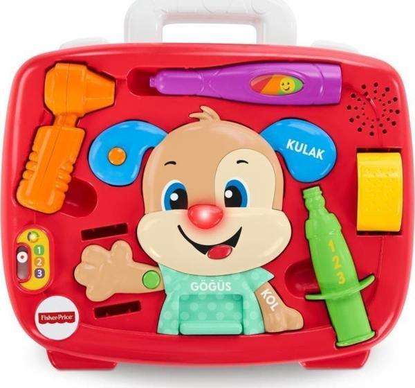 Fisher-Price Eğlen & Öğren Yaşa Göre Gelişim Köpekçik Doktorda (Türkçe ve İngilizce) Doktor Seti FTC72 - Image 1