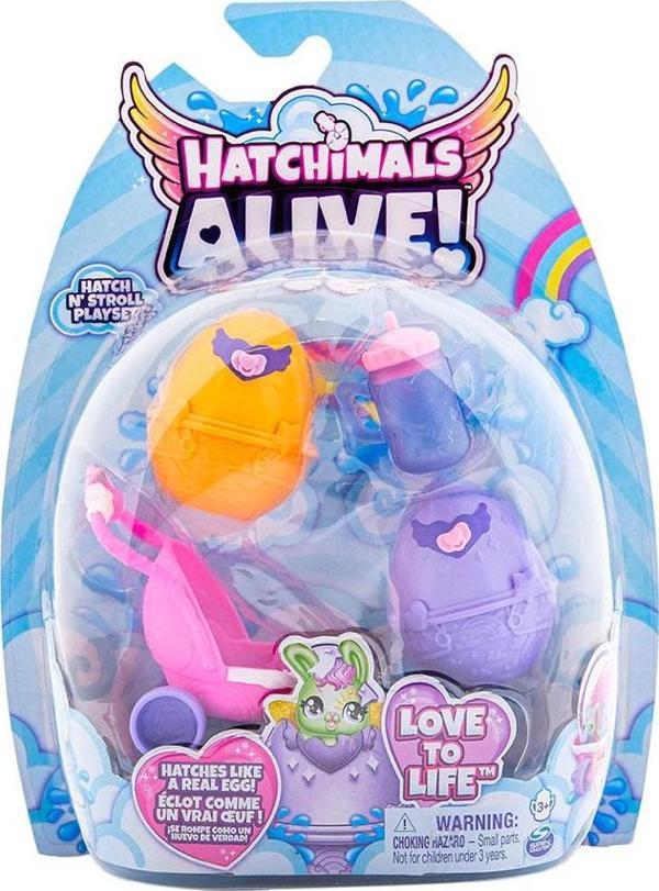 Hatchimals Alive Hatch N' Stroll Oyun Seti V2 Mor-Pembe 6067741 - Image 1