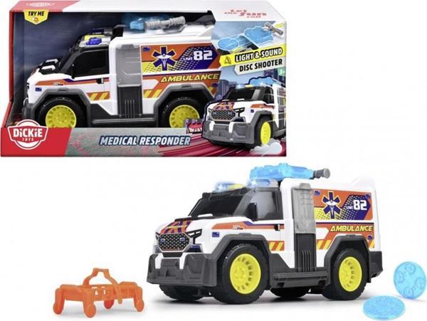 Dickie Toys Işık ve Ses Efektli Şehir Ambulansı 203306024 - Image 1