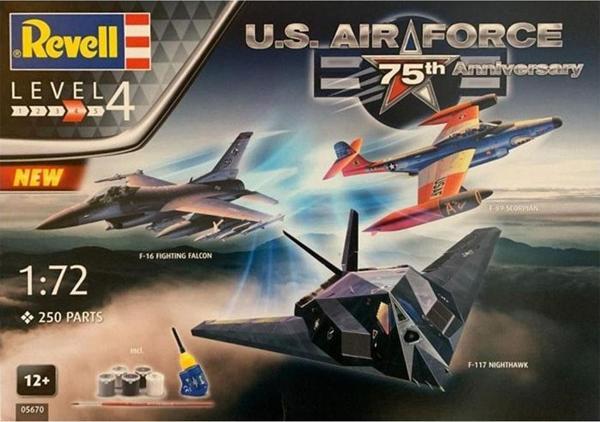 Revell Maket Gift Set US Air Force 75. Yıl Dönümü 5670 - Image 1