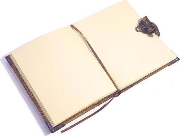 Deffter Krafton Deri Çizgisiz Defter Aksesuarlı (S) 64245-8 - Image 1
