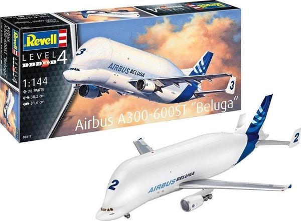 Revell Maket Model Kit Uçak Airbus A300-600ST Beluga 03817 - Image 1