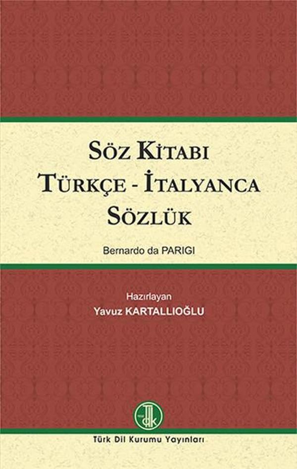 Söz Kitabı Türkçe - İtalyanca Sözlük - Türk Dil Kurumu Yayınları - Image 1