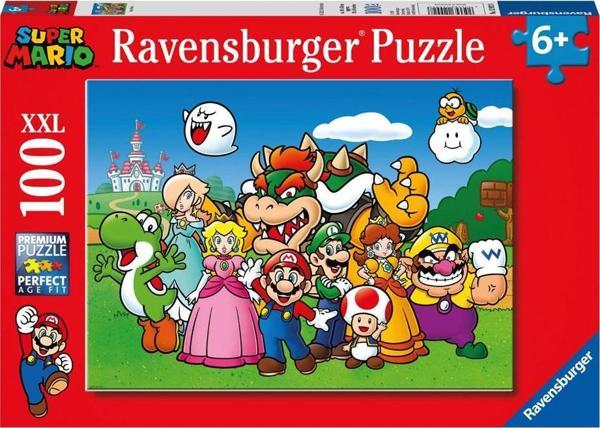 Ravensburger Puzzle 100 Parça Süper Mario 129928 - Image 1