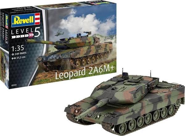 Revell Maket Model Kit Askeri Leopard 2 A6M 03342 - Image 1