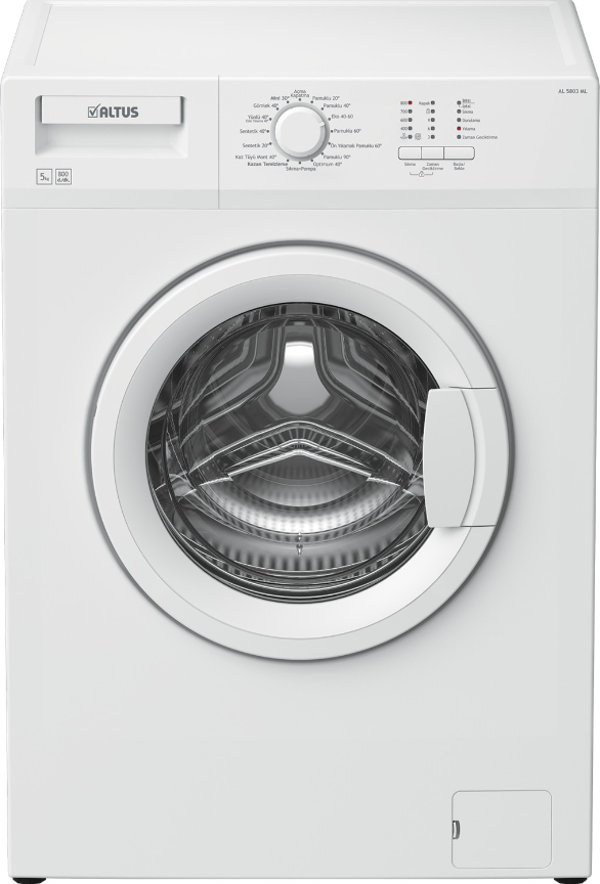 Altus Al 5803 ml 5Kg 800 Devir Çamaşır Makinesi Beyaz - Image 1