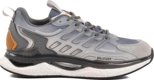 Gri Memory Foam Fileli Hafif Erkek Spor Ayakkabı 241398 M - Image 1