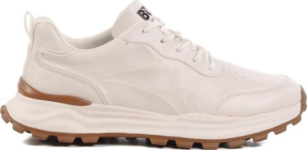 Beyaz Memory Foam Hakiki Deri Erkek Spor Ayakkabı 250427 M - Image 1
