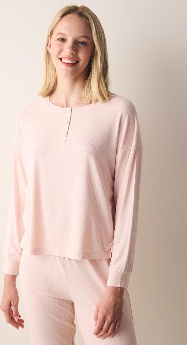 Penti Mia Pink Pembe Pantolon Pijama Takımı - Image 1