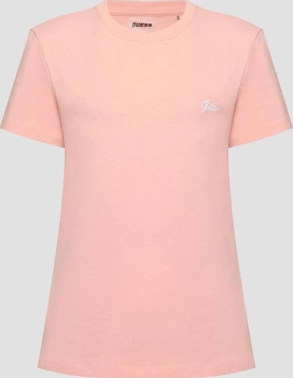 Guess Kadın Pembe Iris Jersey Tişört - Image 1