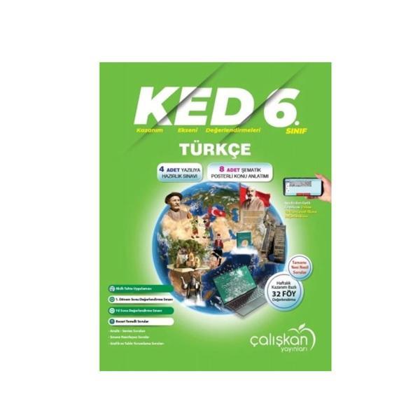 Çalışkan Yayınları 6. Sınıf Türkçe Kazanım Ekseni Değerlendirme - Çalışkan Yayınları - Image 1