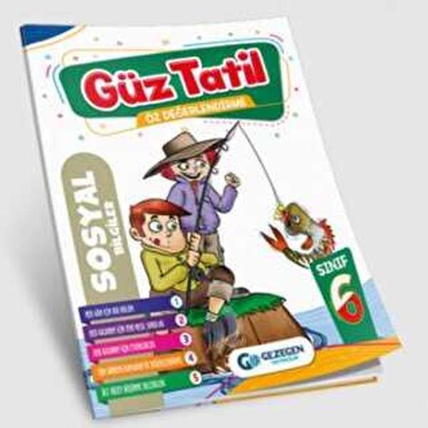 Gezegen Yayınları 6. Sınıf Sosyal Bilgiler Güz Tatili Öz Değerlendirme Testi - Image 1