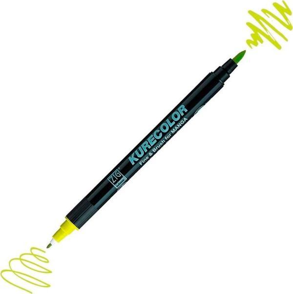 Zig Mangaka Fine&Brush Yellow Green 125 Kalem CNKC-2200 - Image 1