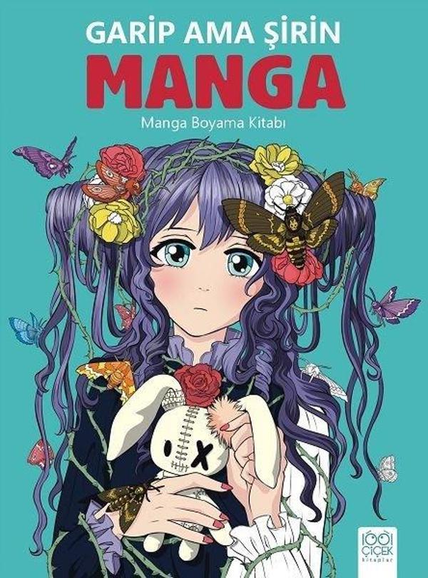 Garip Ama Şirin Manga - Manga Boyama Kitabı - 1001 Çiçek - Image 1