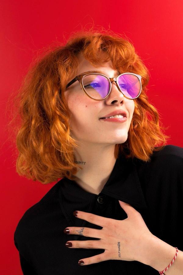 Focus On Eyewear Lady Cat Bal Mavi Işık Filtreli Ekran Gözlüğü - Image 1