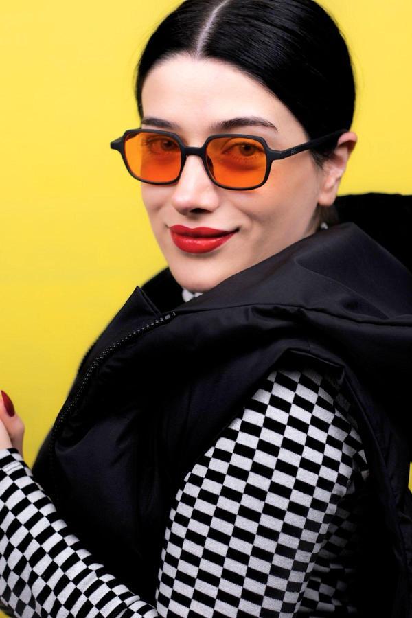Focus On Eyewear Arwen Black Orange Güneş Gözlüğü - Image 1