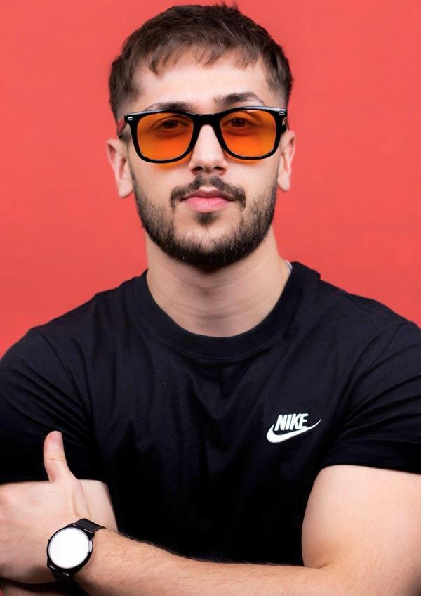 Focus On Eyewear Loki Black Orange Güneş Gözlüğü - Image 1