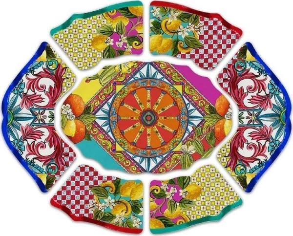 Baci Milano Ortıgıa Meze Kasesi 7 Parça  Çok Renkli - Image 1