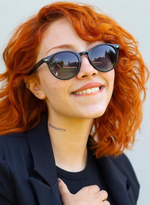 Focus On Eyewear Luke Black Yuvarlak Polarize Güneş Gözlüğü - Image 1