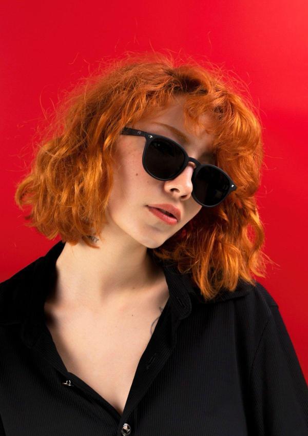 Focus On Eyewear Moses Matte Black Polarize Güneş Gözlüğü - Image 1