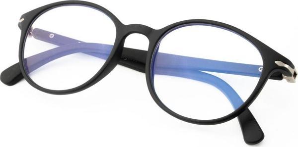 Focus On Eyewear Olly Mat Siyah Unisex Mavi Işık Filtreli Ekran Gözlüğü - Image 1