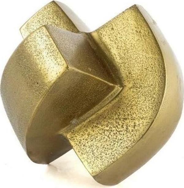 Mikasa Moor Loop Gold Dekor Obje 21x18cm - Image 1