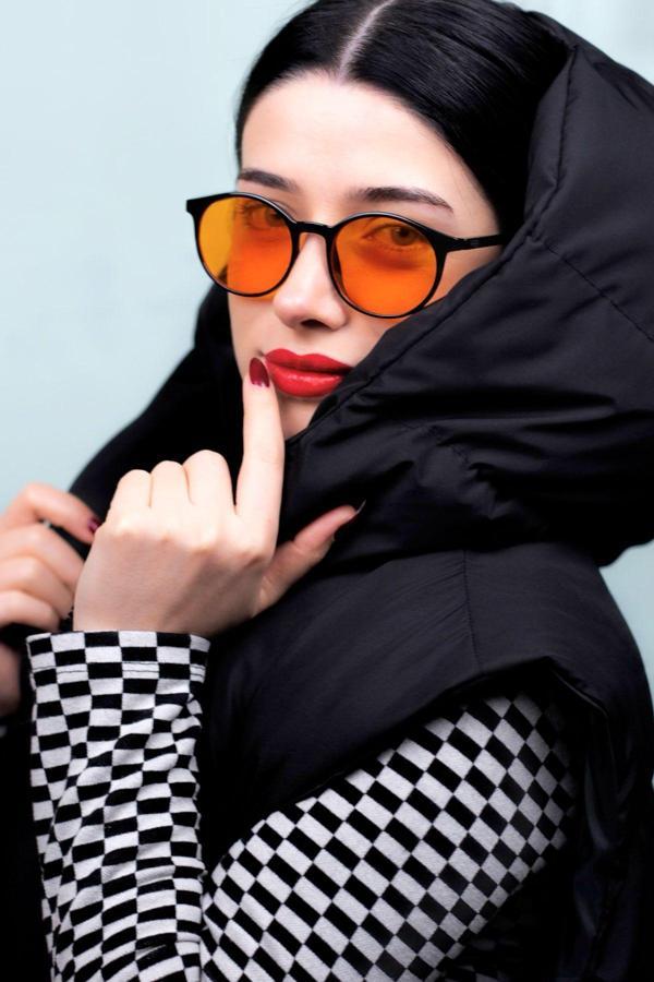 Focus On Eyewear Oscar Black Orange Güneş Gözlüğü - Image 1