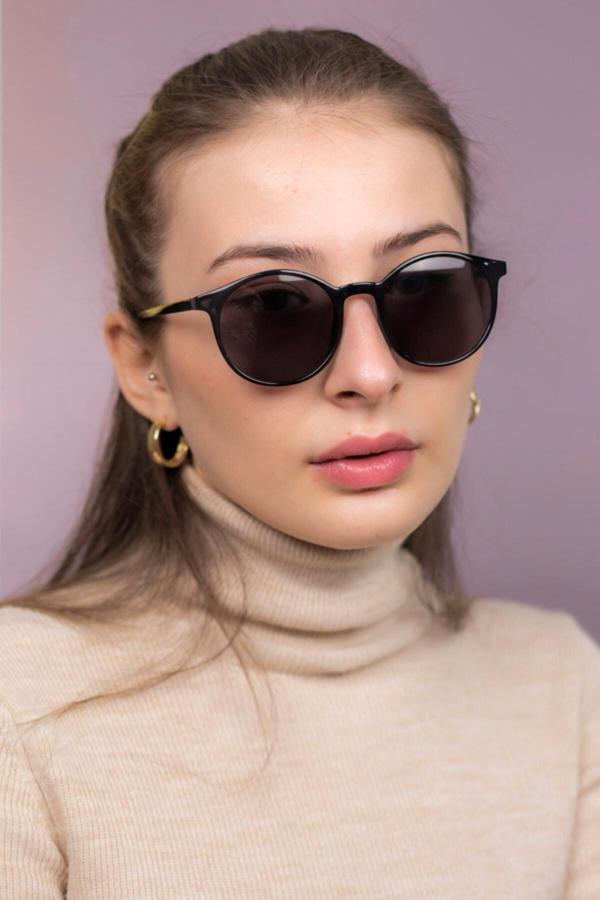 Focus On Eyewear Oscar Black Smoked Güneş Gözlüğü - Image 1