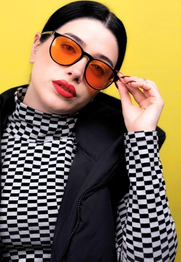 Focus On Eyewear Erica Black Orange Güneş Gözlüğü - Image 1