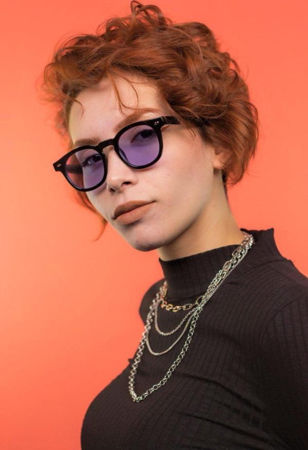 Focus On Eyewear Victor Black Purple Güneş Gözlüğü - Image 1