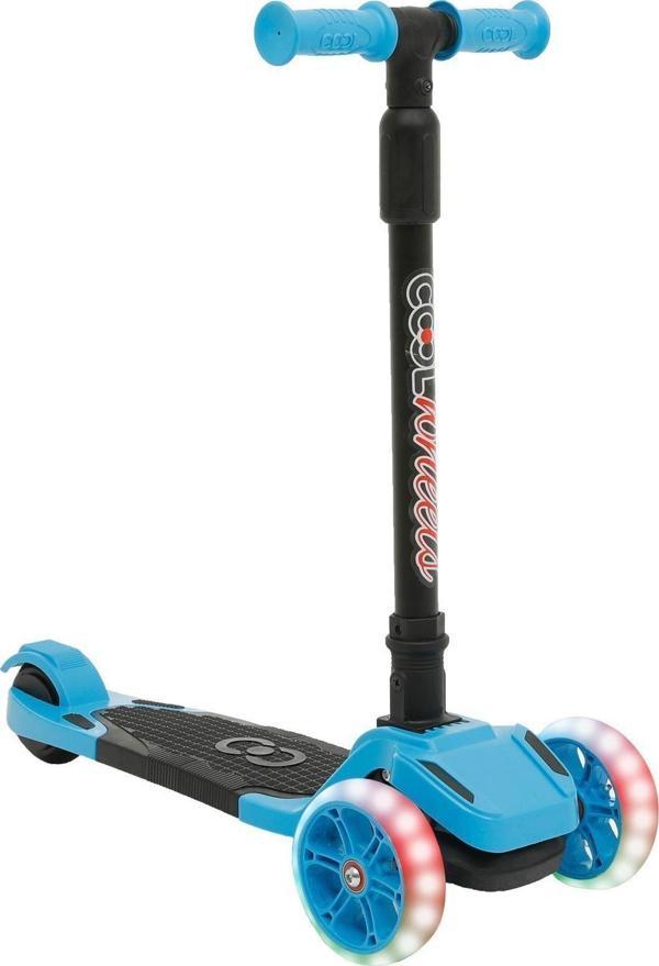 Cool Wheels Tulpar Katlanır Led Işıklı Çocuk Scooter Mavi FR59359 - Image 1