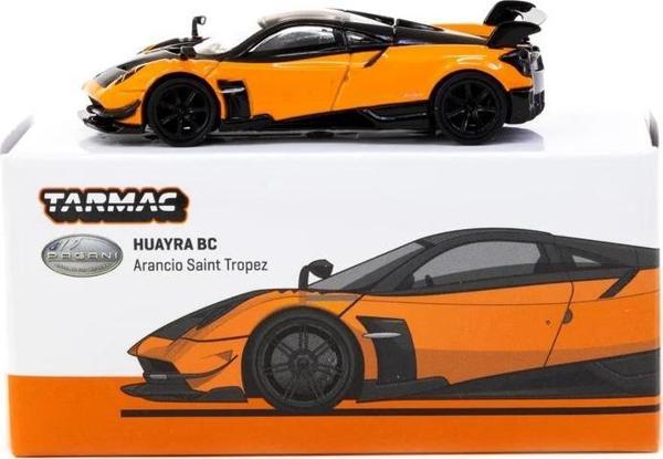 Tarmac Works 1/64 Pagani Huayra BC Arancio Saint Tropez - GLOBAL64 - Image 1
