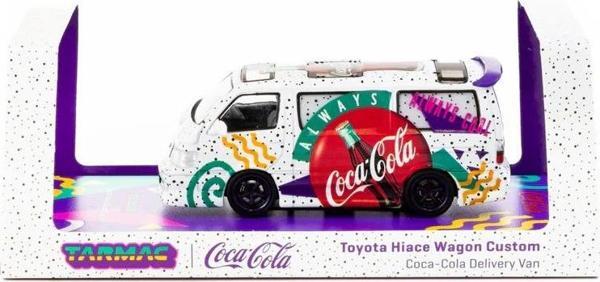 Tarmac Works 1/64 Toyota Hiace Wagon Custom Coca-Cola Delivery Van - HOBBY64 - Image 1