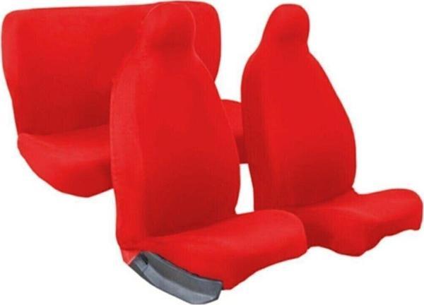 Kayaotoaks Peugeot Partner Tepee 2008 Ve Sonrası Oto Koltuk Koruyucu Kılıf Araç Kırmızı Penye Servis Kılıfı - Image 1