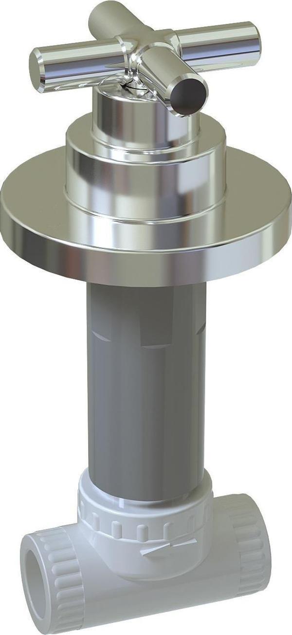 Metal Volan Ankastre Stop Valf  - Image 1