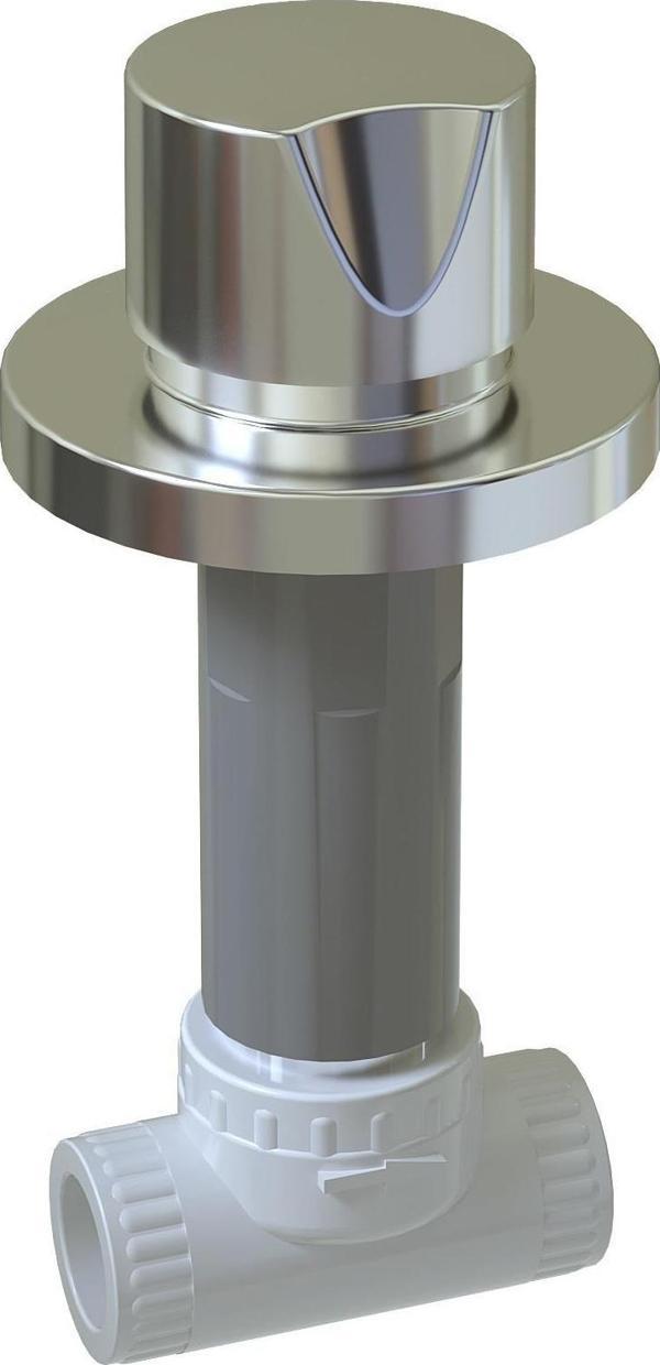 Metal Volan Ankastre Stop Valf  - Image 1