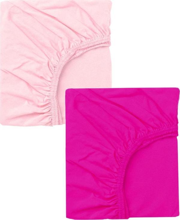 2 Adet Pamuklu ve Lastikli 60 x 120 x 15 cm Penye Bebek Çarşaf - Image 1
