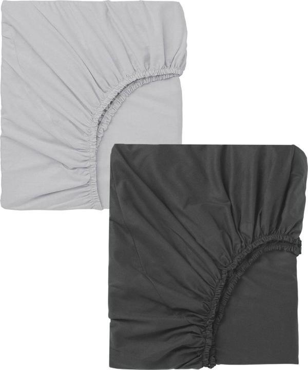 2 Adet 50 x 90 x 10 cm Anne Yanı Lastikli Penye Kumaş Bebek Çarşafı - Image 1