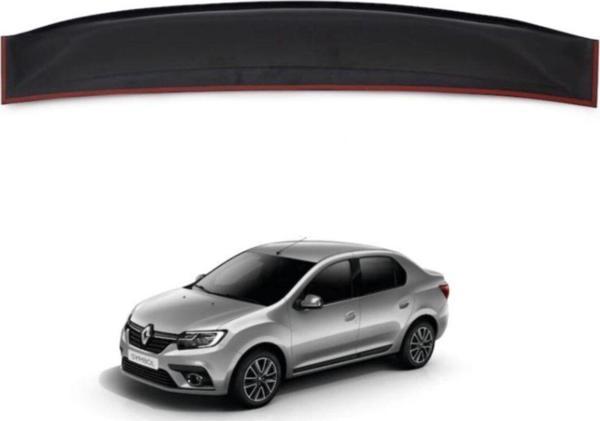 Kayaotoaks Renault Symbol Arka Cam Üstü Spoyler Rüzgarlık Kanat (Abs) Parlak Siyah 2013-> - Image 1