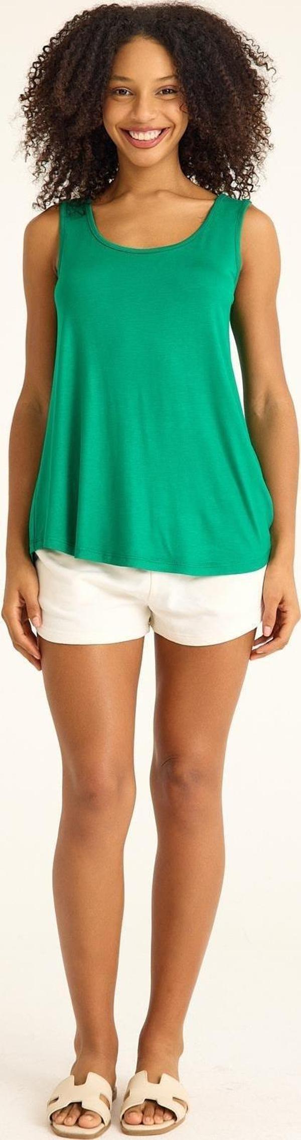 A Kesim Kalın Askılı Basic Pamuklu Atlet Tişört - Image 1