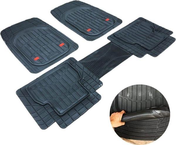 Kayaotoaks Fiat, Renault ,Toyota, Tofaş, Honda ,Uyumlu Kauçuk Paspas 5 Parça Siyah - Image 1