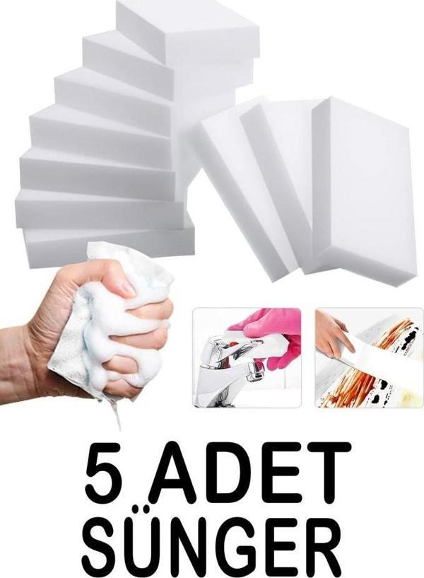 5 Adet Oto Yıkama Temizlik Sıvacı Süngeri - Image 1