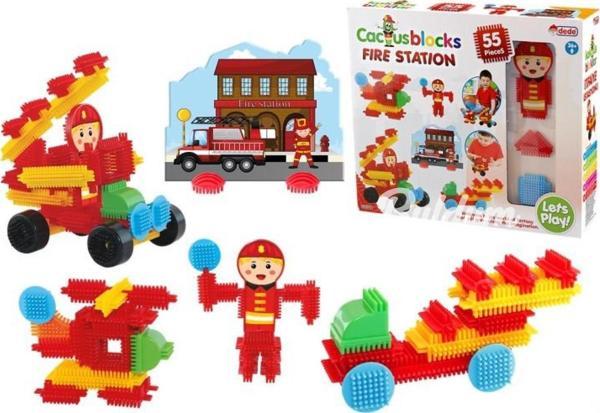 Nessiworld Dede Kaktüs Bloklar İtfaiye 55 Parça - Image 1