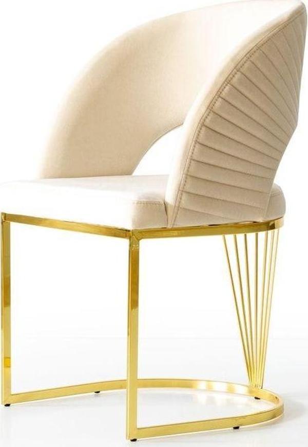 Edsy Home Toura Metal Ayak Baby Face Kumaş Cnc Desenli - Image 1